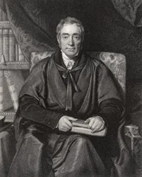 Rev. Samuel Lee, grabado por William Thomas Fry (1789-1843) de 